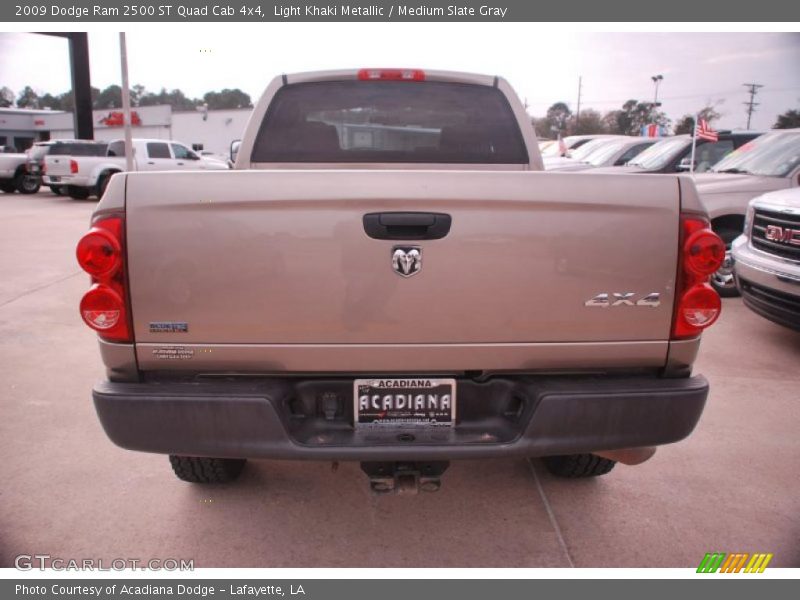Light Khaki Metallic / Medium Slate Gray 2009 Dodge Ram 2500 ST Quad Cab 4x4