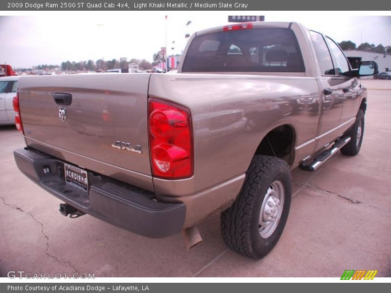 Light Khaki Metallic / Medium Slate Gray 2009 Dodge Ram 2500 ST Quad Cab 4x4