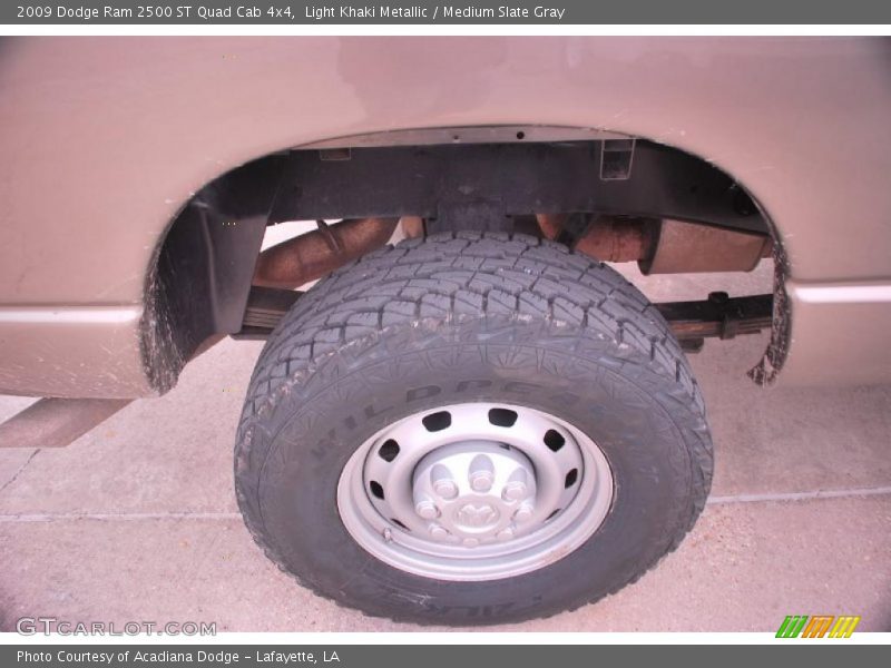 Light Khaki Metallic / Medium Slate Gray 2009 Dodge Ram 2500 ST Quad Cab 4x4