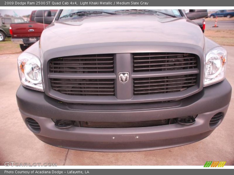 Light Khaki Metallic / Medium Slate Gray 2009 Dodge Ram 2500 ST Quad Cab 4x4