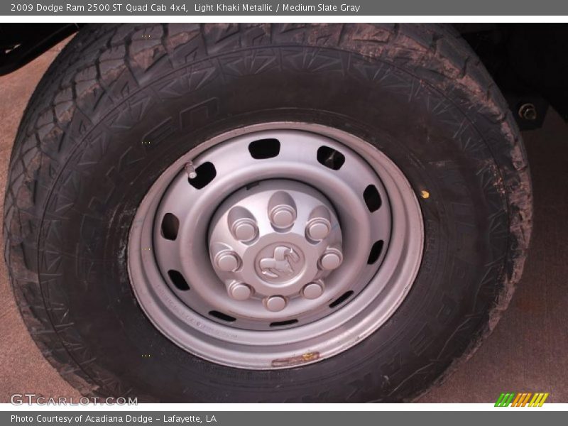 Light Khaki Metallic / Medium Slate Gray 2009 Dodge Ram 2500 ST Quad Cab 4x4