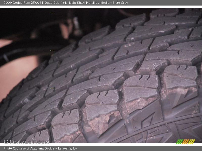 Light Khaki Metallic / Medium Slate Gray 2009 Dodge Ram 2500 ST Quad Cab 4x4