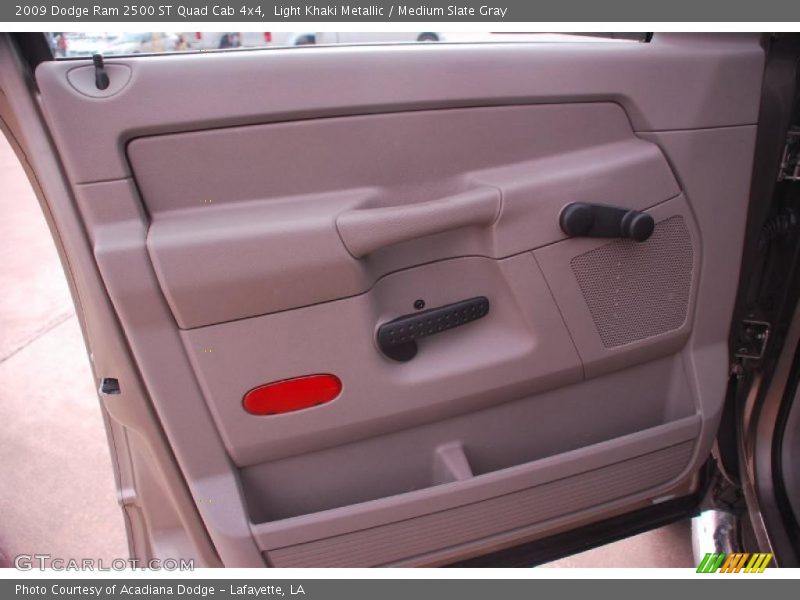 Light Khaki Metallic / Medium Slate Gray 2009 Dodge Ram 2500 ST Quad Cab 4x4