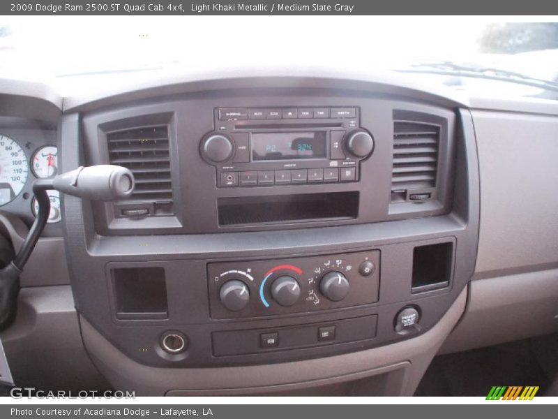 Light Khaki Metallic / Medium Slate Gray 2009 Dodge Ram 2500 ST Quad Cab 4x4
