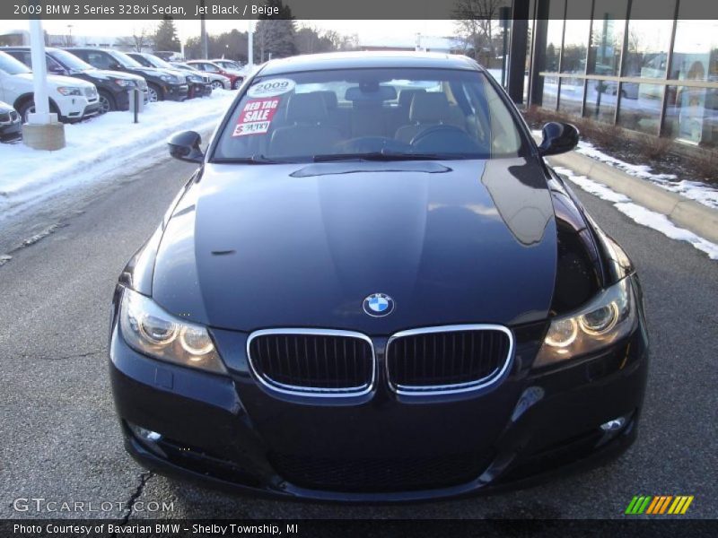 Jet Black / Beige 2009 BMW 3 Series 328xi Sedan
