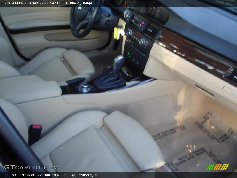 Jet Black / Beige 2009 BMW 3 Series 328xi Sedan