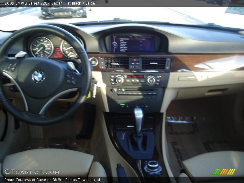 Jet Black / Beige 2009 BMW 3 Series 328xi Sedan