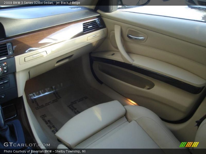 Jet Black / Beige 2009 BMW 3 Series 328xi Sedan