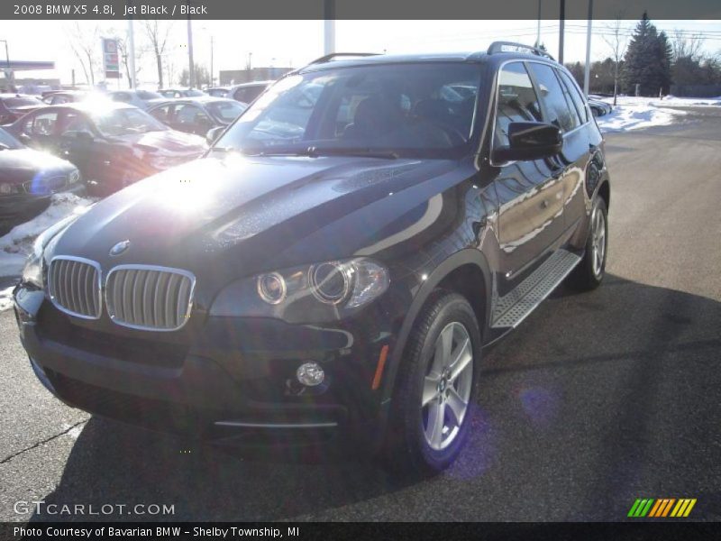 Jet Black / Black 2008 BMW X5 4.8i