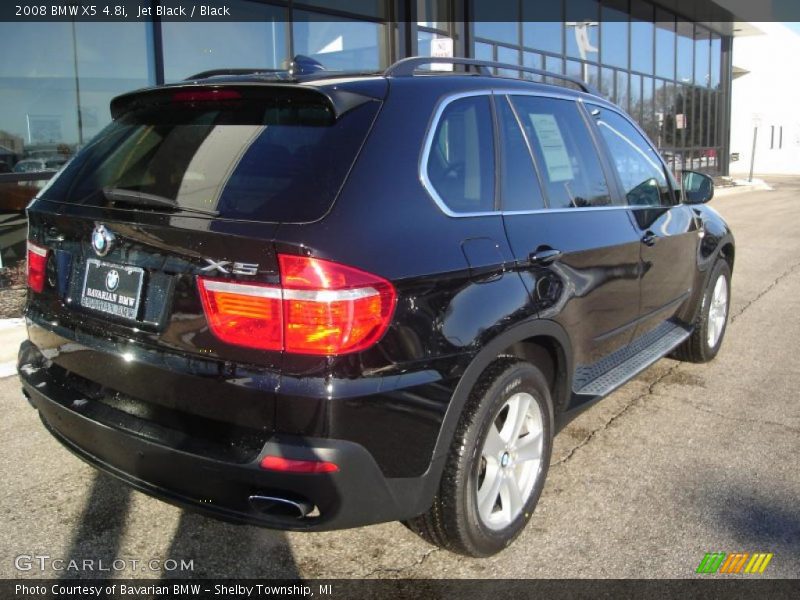 Jet Black / Black 2008 BMW X5 4.8i