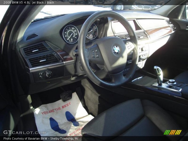 Jet Black / Black 2008 BMW X5 4.8i