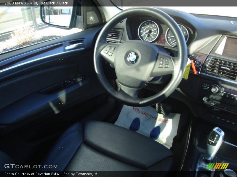 Jet Black / Black 2008 BMW X5 4.8i