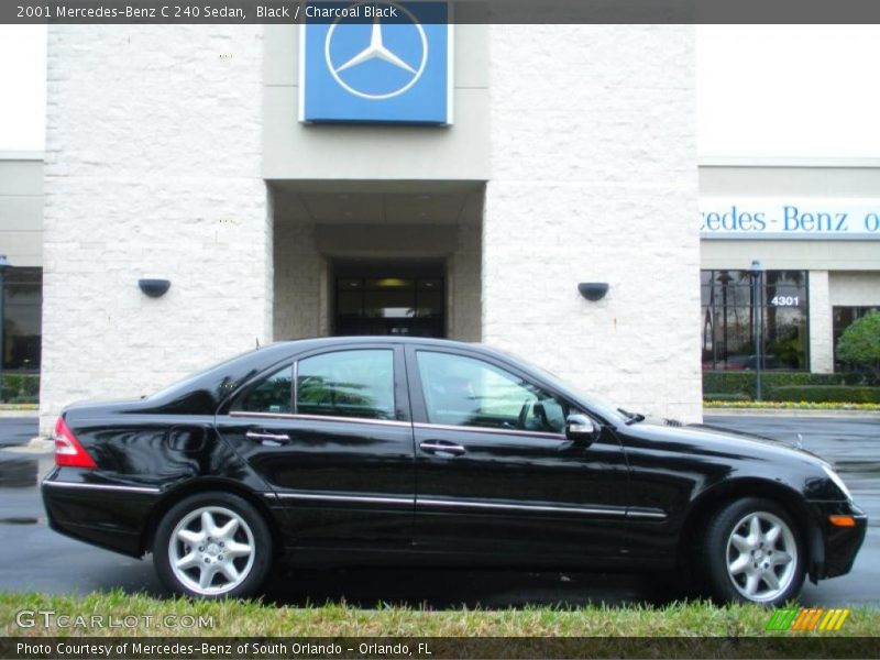 Black / Charcoal Black 2001 Mercedes-Benz C 240 Sedan