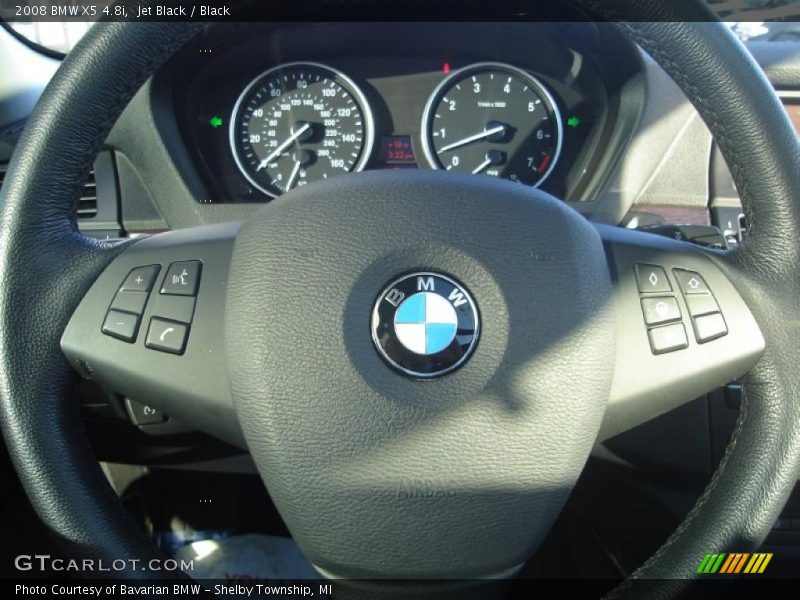 Jet Black / Black 2008 BMW X5 4.8i