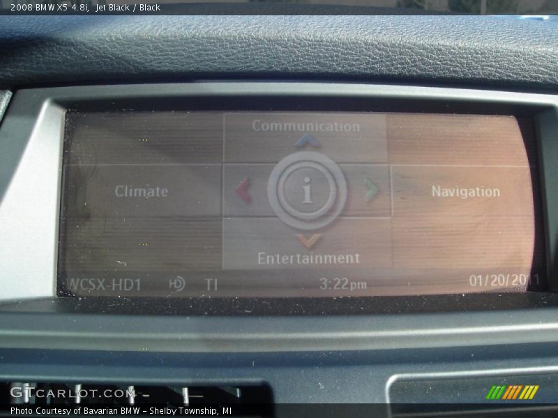 Jet Black / Black 2008 BMW X5 4.8i