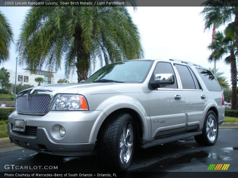 Silver Birch Metallic / Light Parchment 2003 Lincoln Navigator Luxury