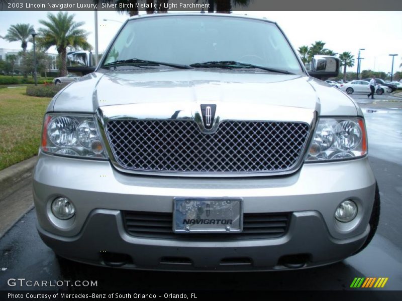 Silver Birch Metallic / Light Parchment 2003 Lincoln Navigator Luxury