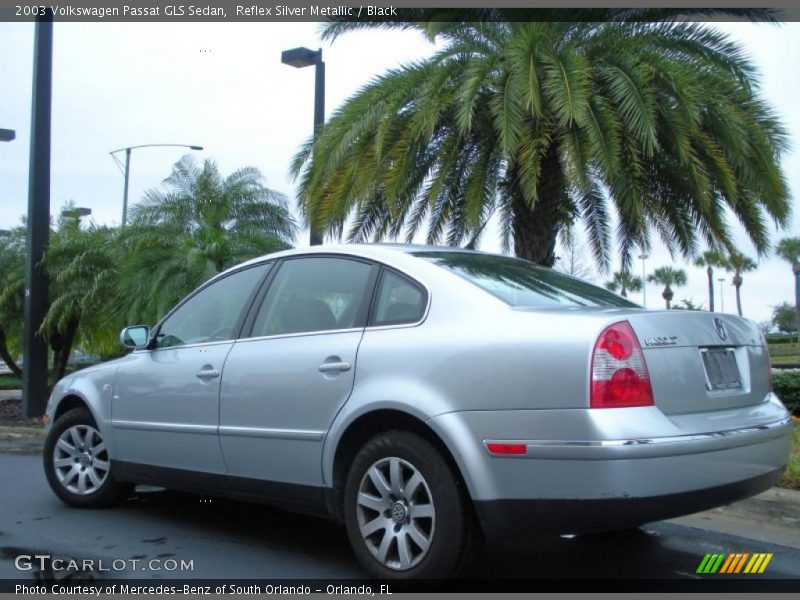 Reflex Silver Metallic / Black 2003 Volkswagen Passat GLS Sedan