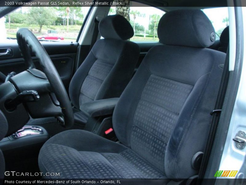 Reflex Silver Metallic / Black 2003 Volkswagen Passat GLS Sedan