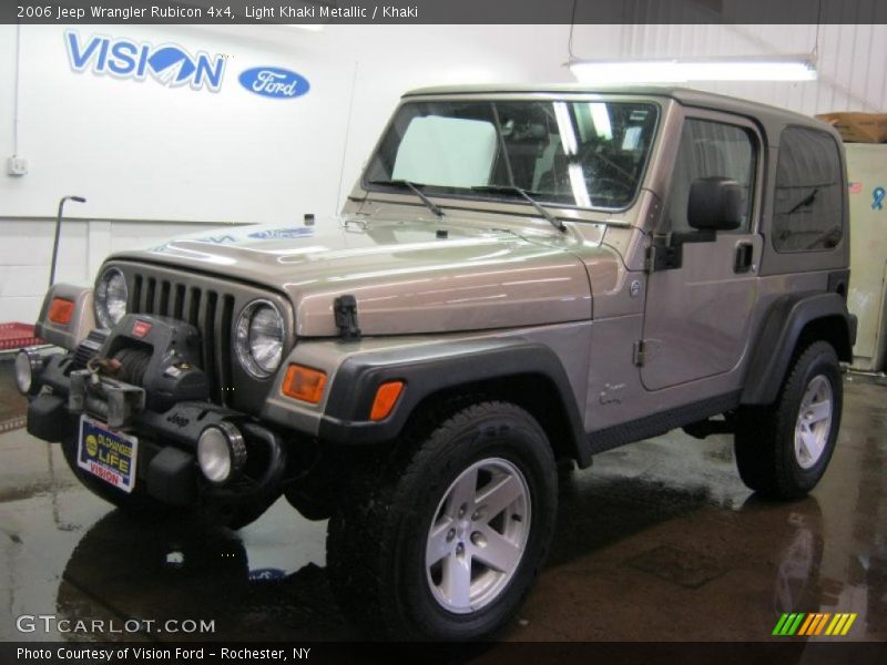 Light Khaki Metallic / Khaki 2006 Jeep Wrangler Rubicon 4x4