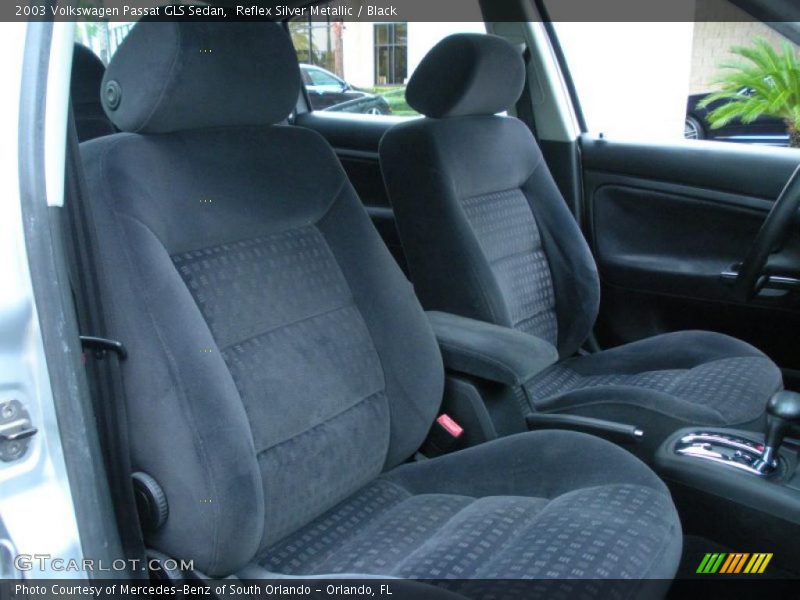 Reflex Silver Metallic / Black 2003 Volkswagen Passat GLS Sedan