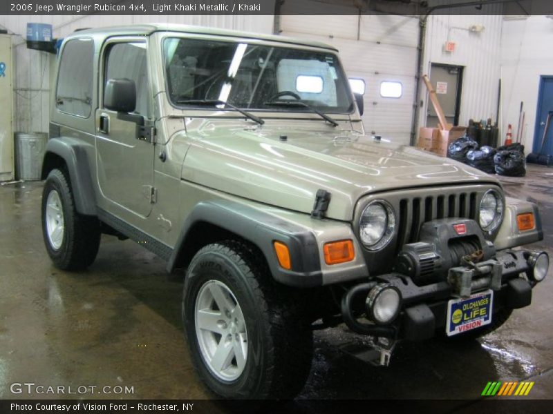 Light Khaki Metallic / Khaki 2006 Jeep Wrangler Rubicon 4x4