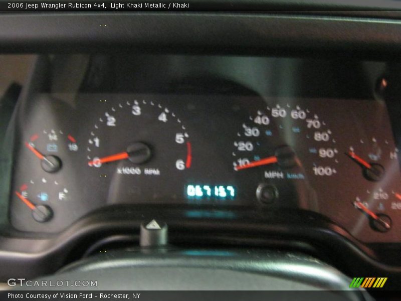 Light Khaki Metallic / Khaki 2006 Jeep Wrangler Rubicon 4x4