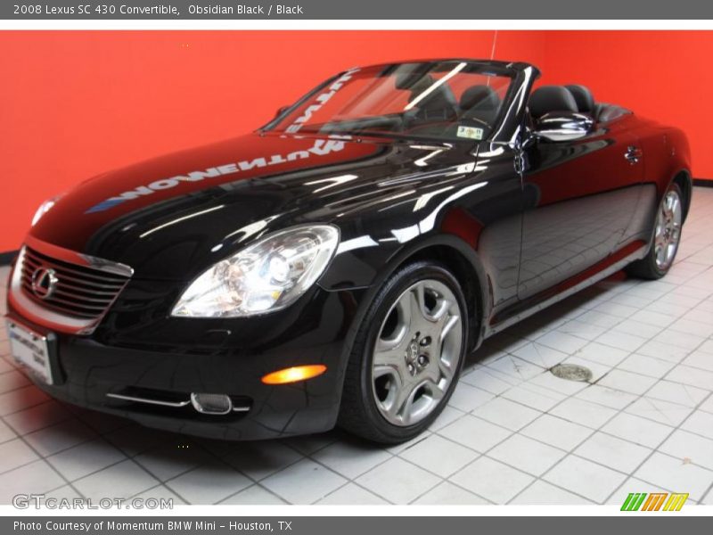 Obsidian Black / Black 2008 Lexus SC 430 Convertible