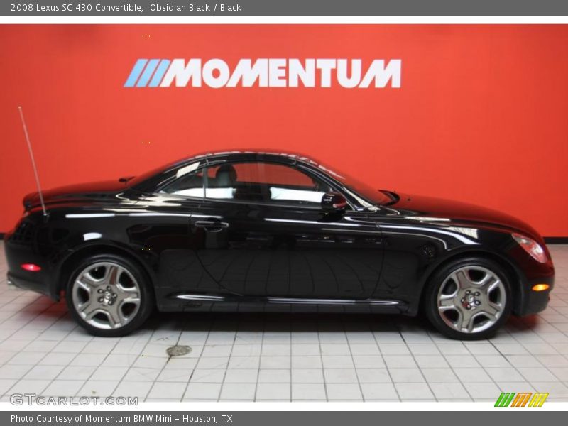 Obsidian Black / Black 2008 Lexus SC 430 Convertible