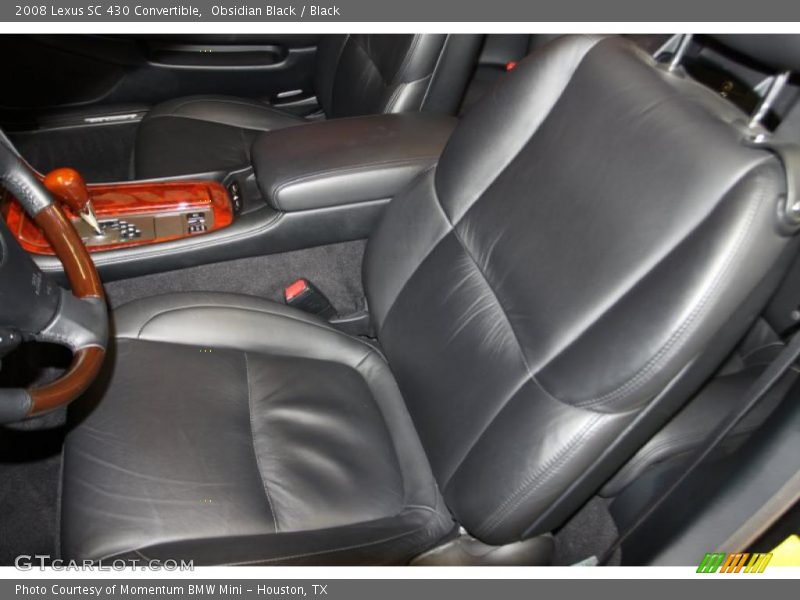 Obsidian Black / Black 2008 Lexus SC 430 Convertible