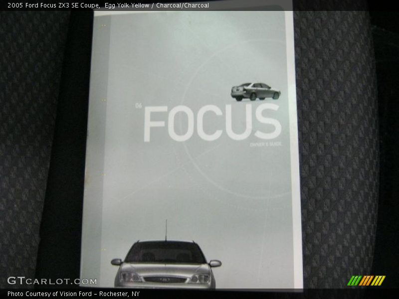Egg Yolk Yellow / Charcoal/Charcoal 2005 Ford Focus ZX3 SE Coupe