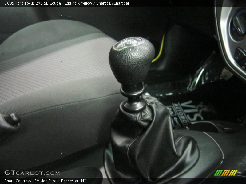 Egg Yolk Yellow / Charcoal/Charcoal 2005 Ford Focus ZX3 SE Coupe