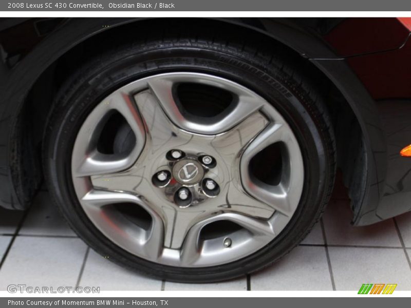 Obsidian Black / Black 2008 Lexus SC 430 Convertible