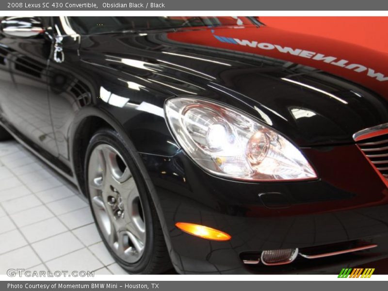 Obsidian Black / Black 2008 Lexus SC 430 Convertible
