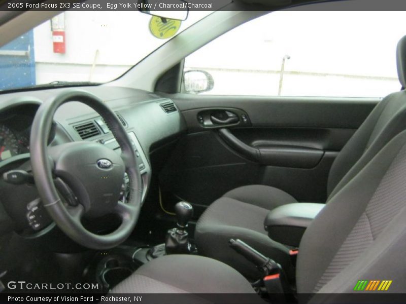 Egg Yolk Yellow / Charcoal/Charcoal 2005 Ford Focus ZX3 SE Coupe