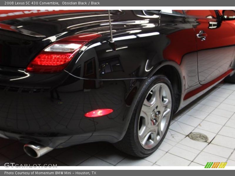 Obsidian Black / Black 2008 Lexus SC 430 Convertible