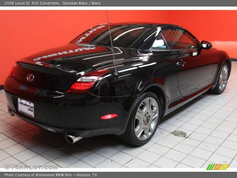 Obsidian Black / Black 2008 Lexus SC 430 Convertible