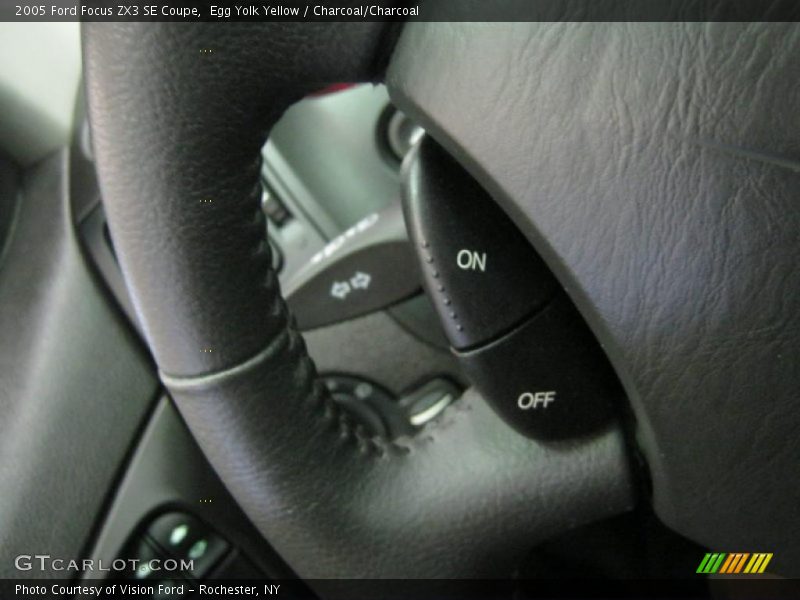 Egg Yolk Yellow / Charcoal/Charcoal 2005 Ford Focus ZX3 SE Coupe