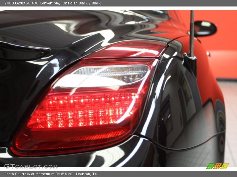 Obsidian Black / Black 2008 Lexus SC 430 Convertible