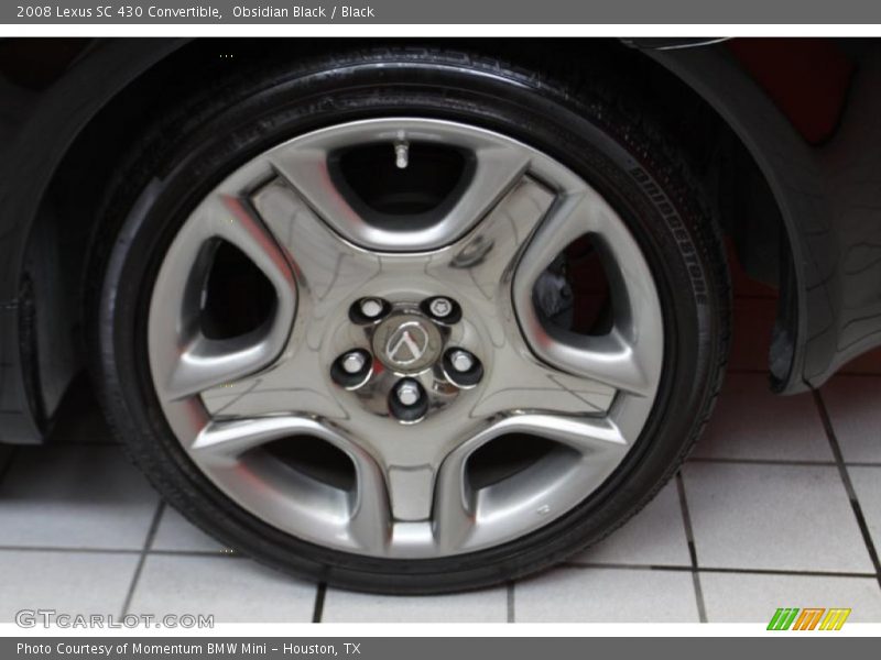 Obsidian Black / Black 2008 Lexus SC 430 Convertible
