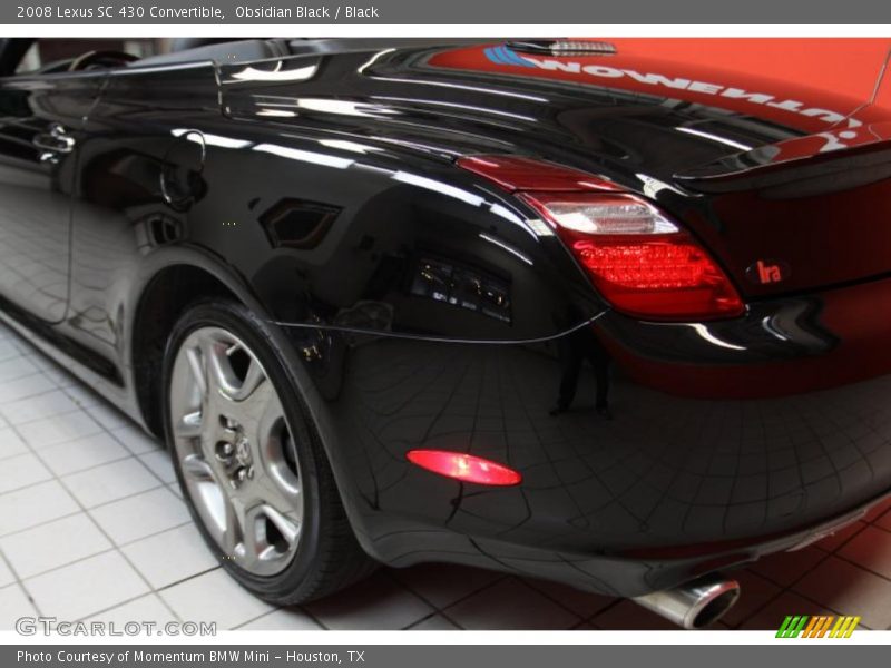 Obsidian Black / Black 2008 Lexus SC 430 Convertible