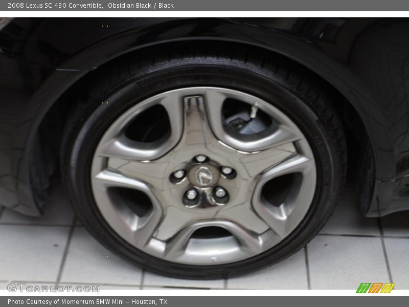 Obsidian Black / Black 2008 Lexus SC 430 Convertible