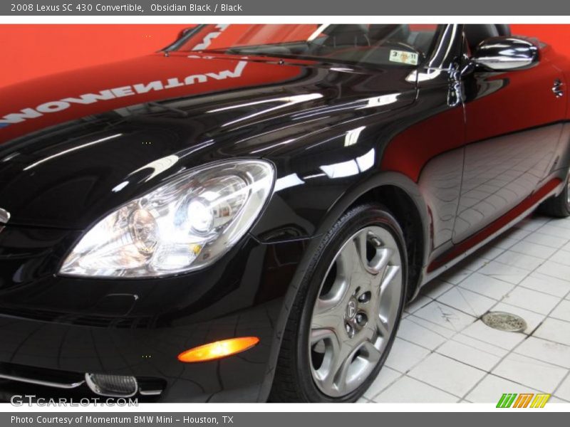 Obsidian Black / Black 2008 Lexus SC 430 Convertible