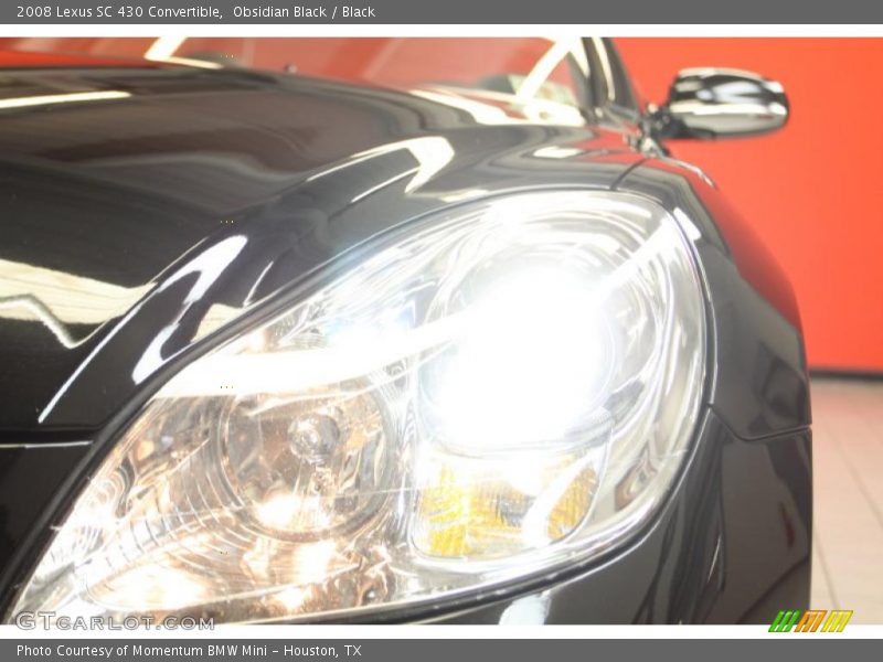 Obsidian Black / Black 2008 Lexus SC 430 Convertible