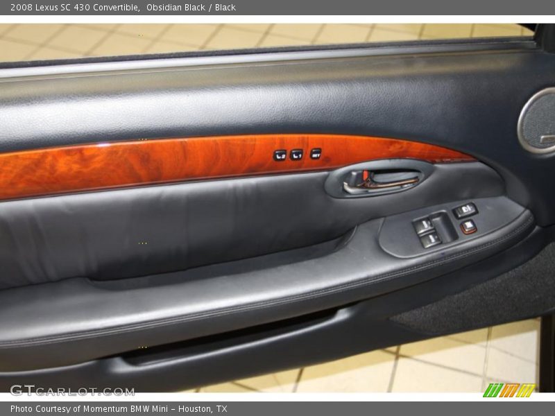 Obsidian Black / Black 2008 Lexus SC 430 Convertible