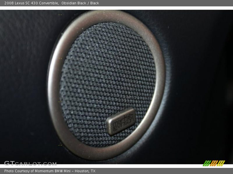 Obsidian Black / Black 2008 Lexus SC 430 Convertible