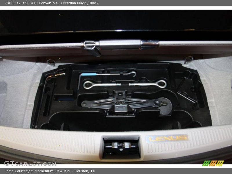 Obsidian Black / Black 2008 Lexus SC 430 Convertible