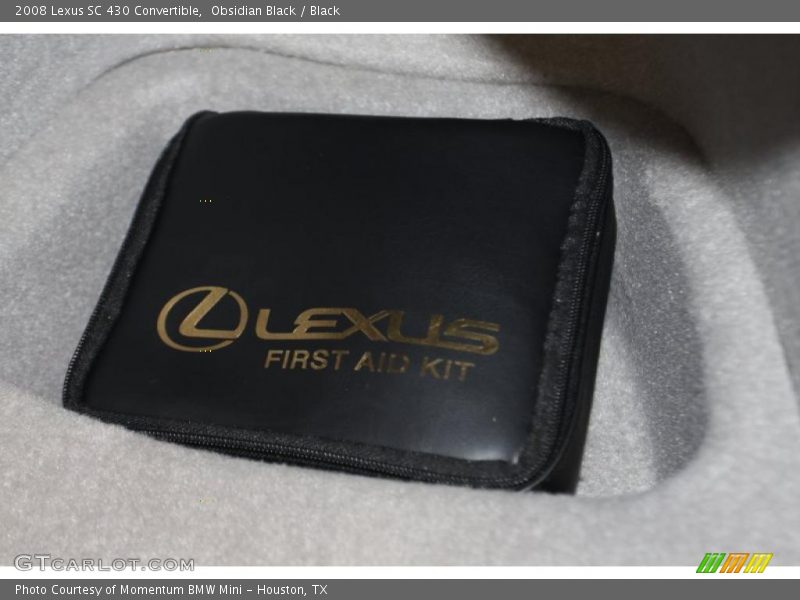 Obsidian Black / Black 2008 Lexus SC 430 Convertible