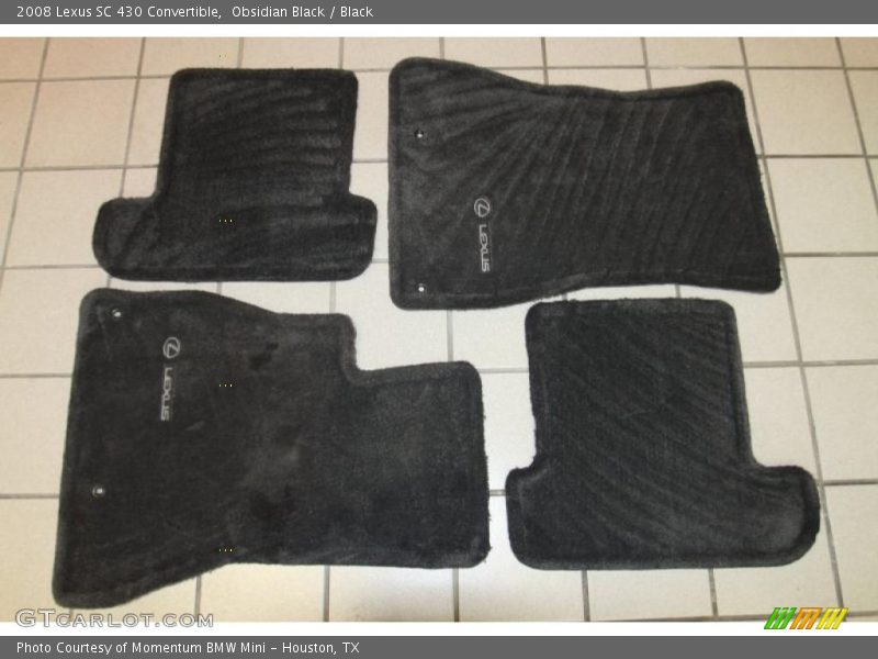 Obsidian Black / Black 2008 Lexus SC 430 Convertible