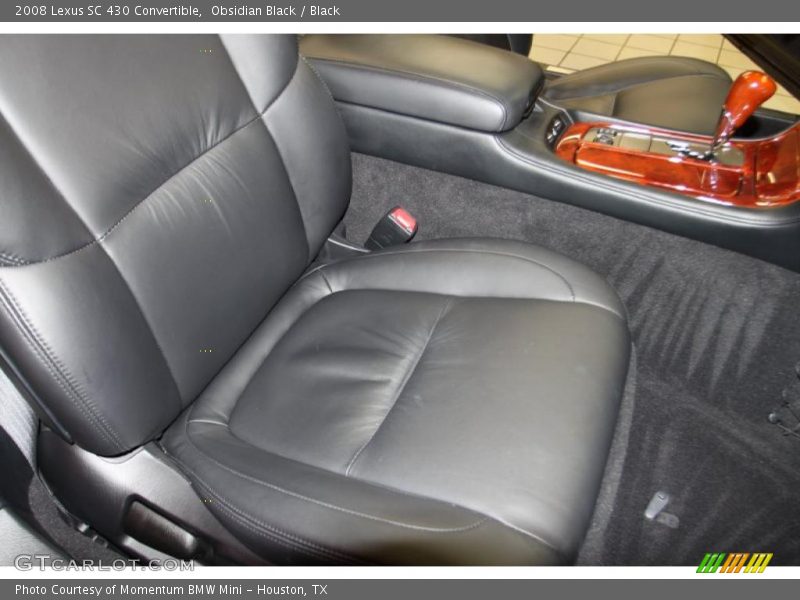 Obsidian Black / Black 2008 Lexus SC 430 Convertible